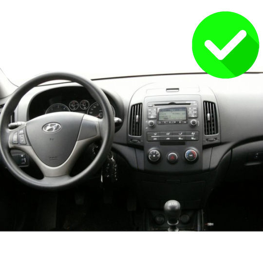 Carmedia Ηχοσύστημα Αυτοκινήτου για Hyundai i30 2007-2012 με A/C (Bluetooth/USB/WiFi/GPS/Apple-Carplay/Android-Auto) με Οθόνη Αφής 9"
