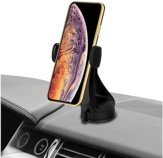 Techly iSmart Vent 51 Car Mobile Mount with Adjustable Hooks Black