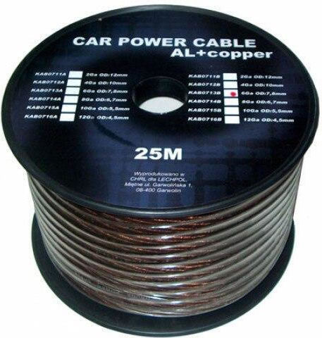 Car Cable 2ga Od12mm Cu+al
