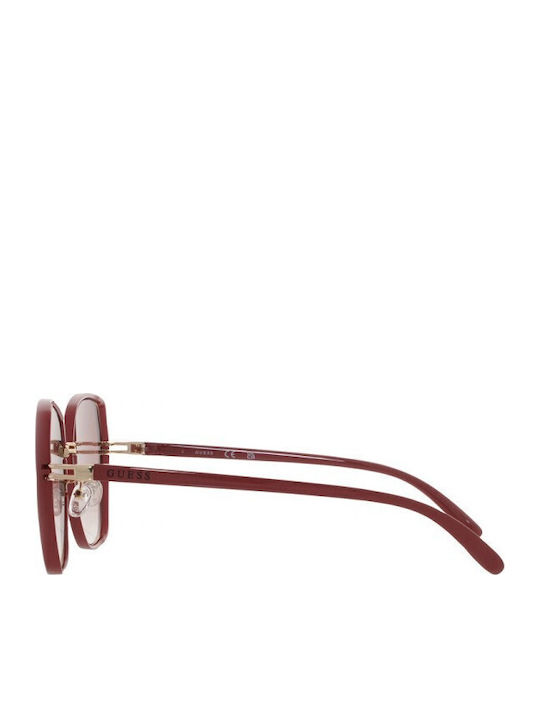 Guess Feminini Ochelari de soare cu Burgundy Cadru și Burgundy Degrade Lentilă GF0407/66F