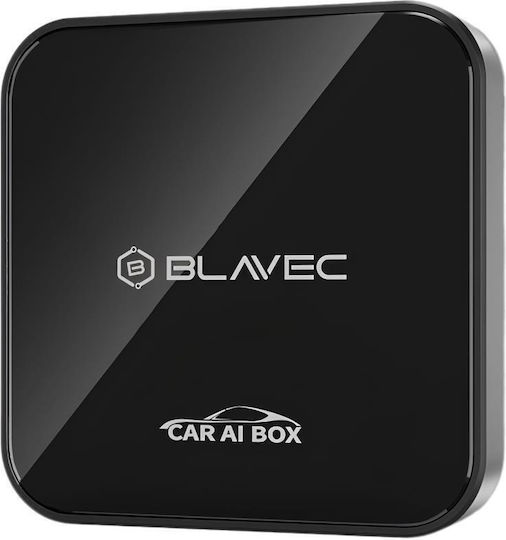 Blavec Bcp-01 Wireless Carplay Android Auto Ai Box Usb A Type-c Cables Cpaabcp01-bwb Ασύρματος Αντάπτορας Αυτοκινήτου Black