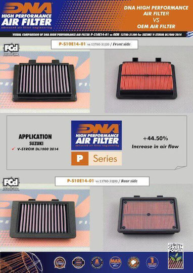 Suzuki V-strom Dl1000 Xt 18-19 Dna Air Filter P-s10e14-01