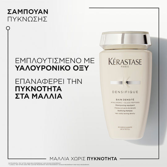 Kérastase Densifique Bain Densite Σαμπουάν κατά της Τριχόπτωσης για Όλους τους Τύπους Μαλλιών 250ml
