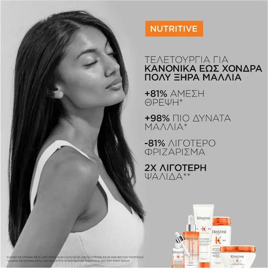 Kérastase Nutritive Bain Satin Riche Шампоан против сърбеж за суха коса 500ml