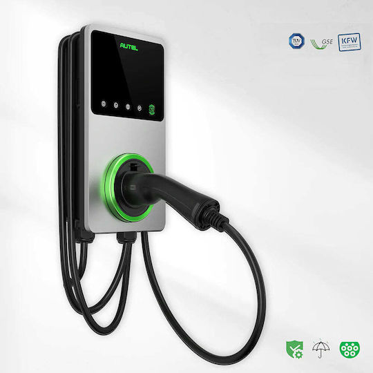 Autel Wandmontiert Einphasig Elektroauto-Ladestation 7kW Typ 2 (575006)