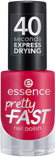 Essence Pretty Fast Polish Гланцов Лак За Нокти Бързо Съхнещо 04 Cherry On The Run 5ml