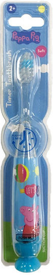 Peppa Pig Kids Toothbrush Blue Children's Toothbrush with Light 2+ Years