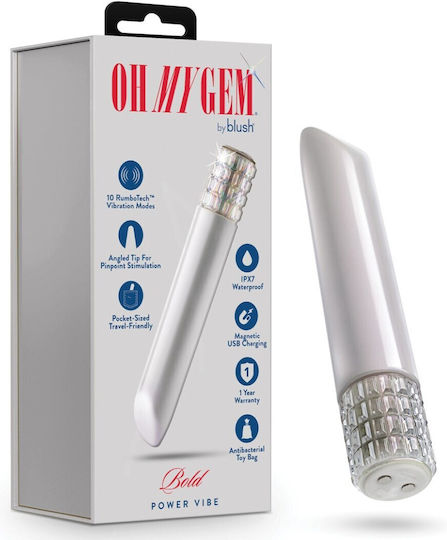 Blush Oh My Gem Vibrator Geschoss 12.7cm Rosa