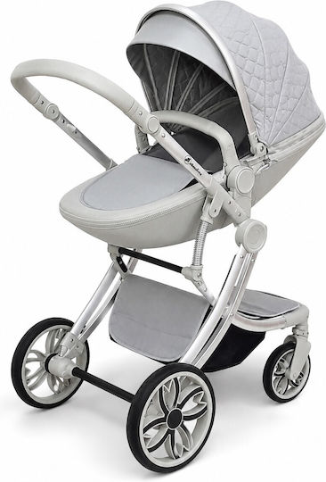 Beboulino Aiolos Adjustable 3 in 1 Baby Stroller Suitable for Newborn Light Grey