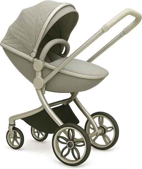Beboulino Aiolos Adjustable 3 in 1 Baby Stroller Suitable for Newborn Light Grey