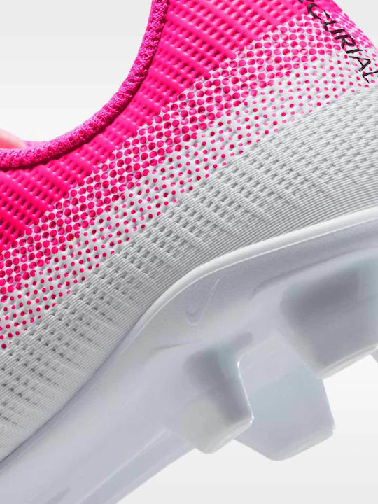 Mercurial FG/MG Παιδικά Ποδοσφαιρικά Παπούτσια με Τάπες Ροζ