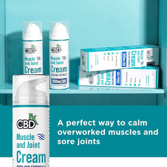 CBD FX Muscle & Joint 500mg Cream Cooling Formula 50ml