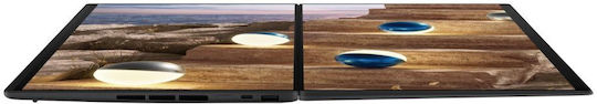 Asus ZenBook Duo UX8407AA-SN231X 14" OLED Ecran Tactil 144Hz (Ultra X9-388H/32GB/1TB SSD/W11 Pro) Gri Moher (Tastatură International English)
