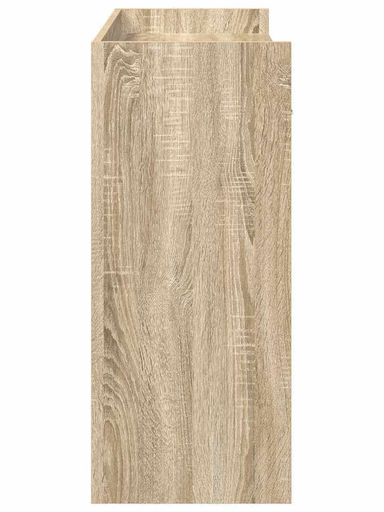 Wooden Console Table Sonoma Oak L90xW35xH80cm