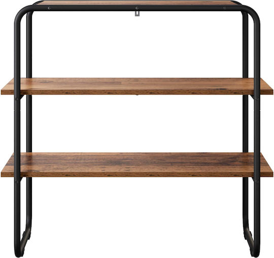 vidaXL Konsolentisch aus Holz & Metall Gebrauchtes Holz M80xB41xH75cm