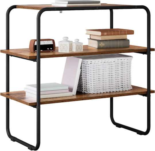vidaXL Konsolentisch aus Holz & Metall Gebrauchtes Holz M80xB41xH75cm