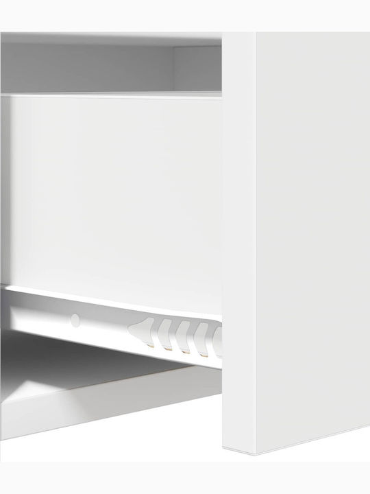 Wooden Console White L90xW35xH80cm