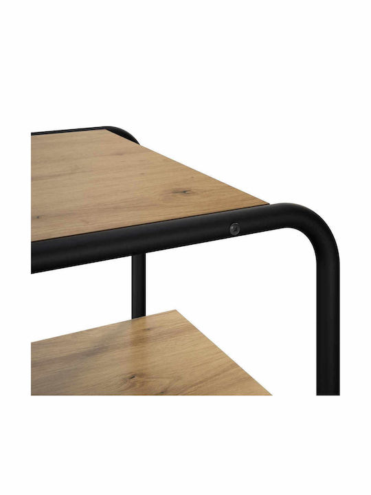 vidaXL Konsolentisch Aus Eiche Holz M100xB41xH75cm