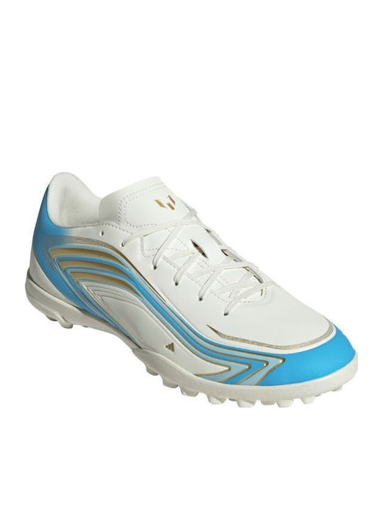 adidas F50 Messi Club Ποδοσφαιρικά Παπούτσια με Σχάρα TF Ivory / Semi Blue Burst / Icey Blue