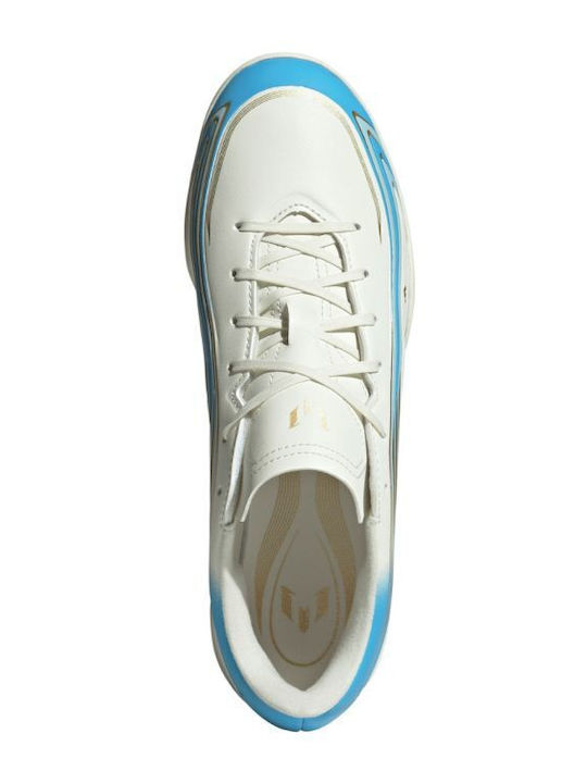 adidas F50 Messi Club Ποδοσφαιρικά Παπούτσια με Σχάρα TF Ivory / Semi Blue Burst / Icey Blue