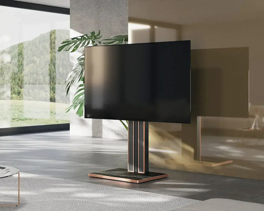 Fitueyes Cantor Ft100 Black Επιδαπέδια Βάση Τηλεόρασης 75"-100" Ρυθμιζόμενο Ύψος & Κλίση