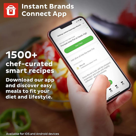 Instant Pot Instant Vortex Plus Air Fryer με Wi-Fi & Διπλό Αποσπώμενο Κάδο 7.6lt Μαύρο