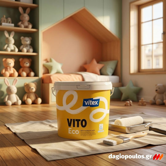 Vitex Vito Eco Bază M Plastic Vopsea Ecologic pentru Utilizare Intern 3lt