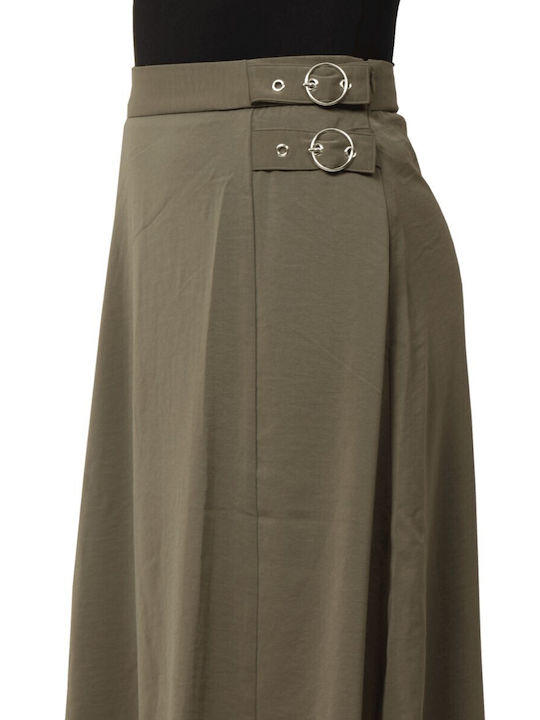 Fustă Midi Kaki