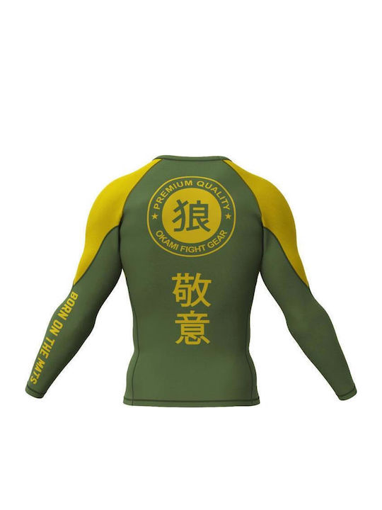 Okami Ανδρική Μακρυμάνικη Μπλούζα ORS147 για Jiu-Jitsu / MMA / Kickboxing Πράσινη Okami Ανδρική Μακρυμάνικη Μπλούζα ORS147 για Jiu-Jitsu / MMA / Kickboxing Πράσινη
