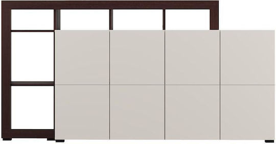 Sideboard Argyll Wooden with Drawers White 192x40x100cm