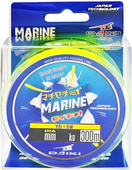 Daiki Marine Yellow Fishing Line 300 M 0.40 Mm 20 Kg