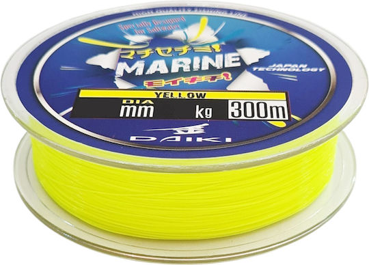 Daiki Marine Yellow Fishing Line 300 M 0.40 Mm 20 Kg