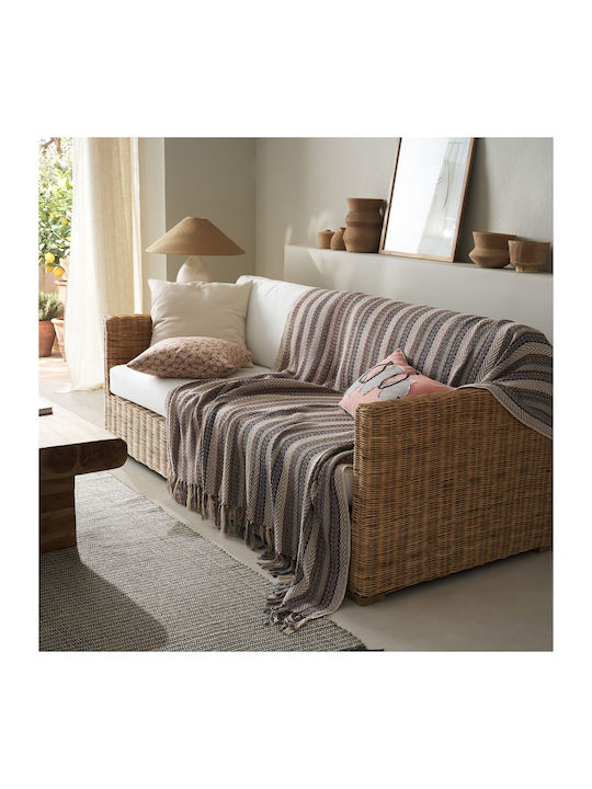 Gofis Home Decken & Couchdecken Sesselüberwurf Strickware 145x180cm Aquata