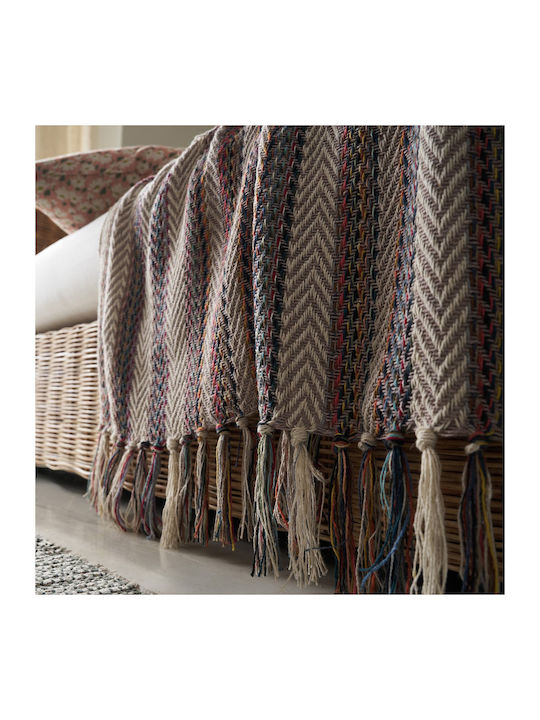 Gofis Home Decken & Couchdecken Sesselüberwurf Strickware 145x180cm Aquata