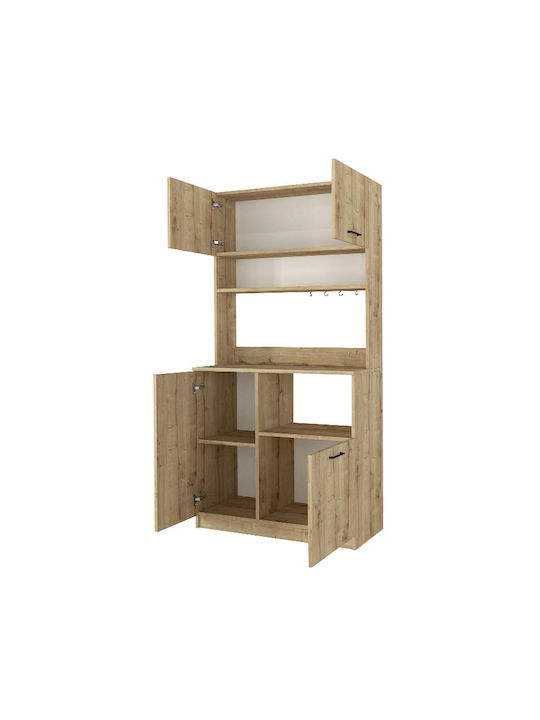 Tuco 2 Подов Кухненски Шкаф Sapphire Oak 90x40x180см