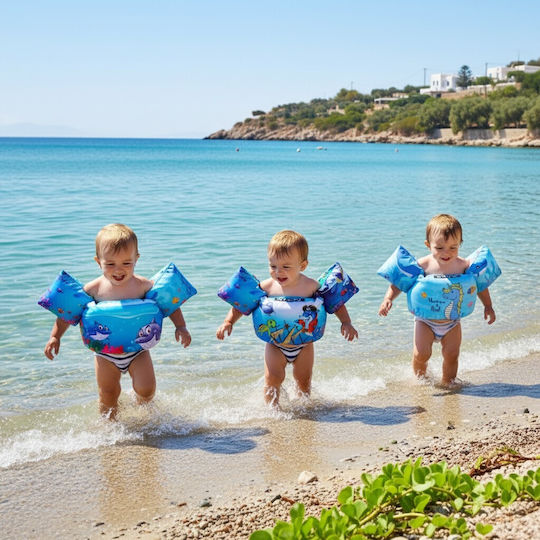 Unicorn Swimming Armbands Swim Vests Age 2-6 Years Light Blue Queen Mother