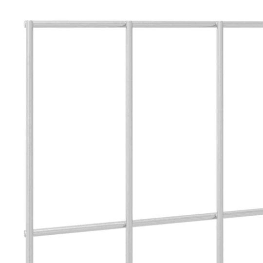 vidaXL Stahl Draht Für Gartenzaunbedarf 115x30x30cm 12 Stück Silber