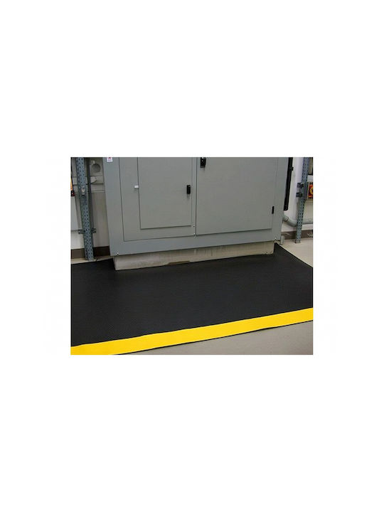 SteweHome Rectangular Kitchen Mat with Non-Slip Backing Yellow 70x50cm