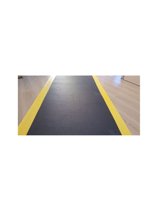 SteweHome Rectangular Kitchen Mat with Non-Slip Backing Yellow 70x50cm