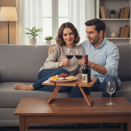 Relaxdays Bamboo Serving Tray 20x30x40cm