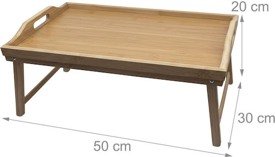 Relaxdays Бамбуков Сервиращ Диск 20x50x30см