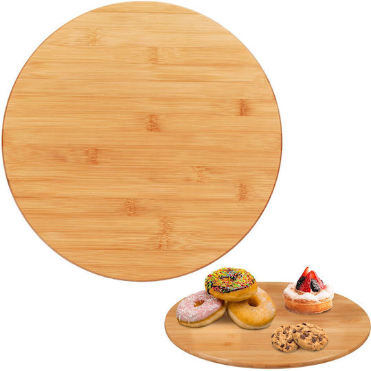 Relaxdays Bamboo Δίσκος Σερβιρίσματος 40cm