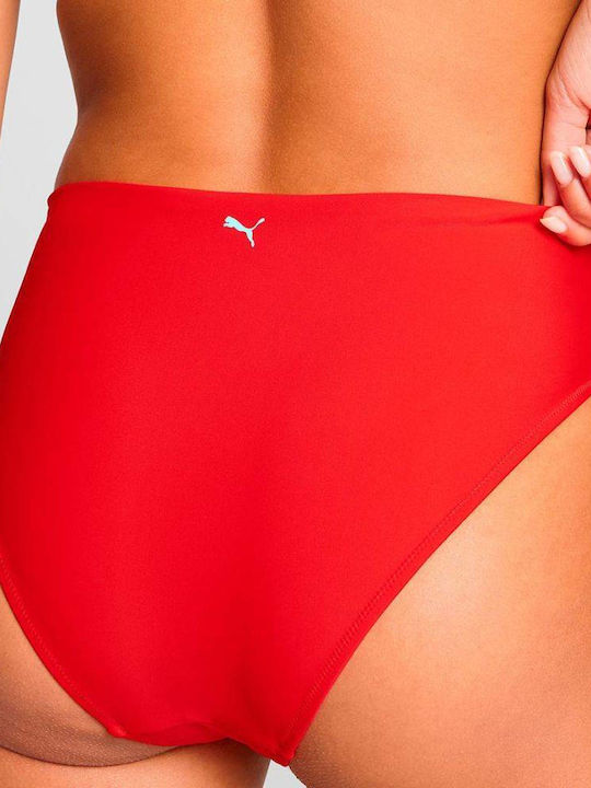 Bikini Slip Ψηλόμεσο Red