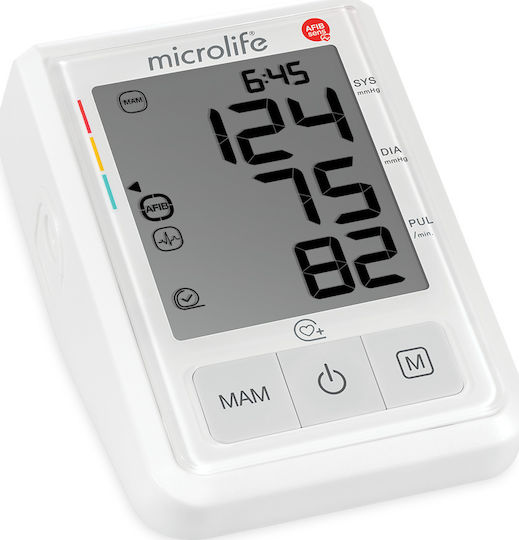 Microlife BP B3 AFIB Ηλεκτρονικό Πιεσόμετρο Μπράτσου Ακριβείας με ανίχνευση Αρρυθμίας AFIB-MAM-IHB