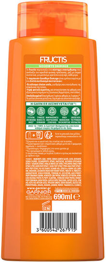 Garnier Fructis Goodbye Damage Shampoos Reconstruction/Nourishment for Dry Hair Hair 690ml