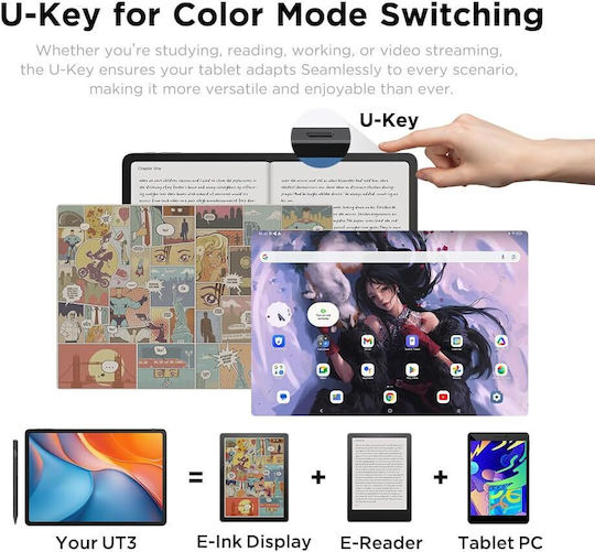 Ugee Trio Pad UT3 14.25" Tablet (8GB/256GB) Γκρι