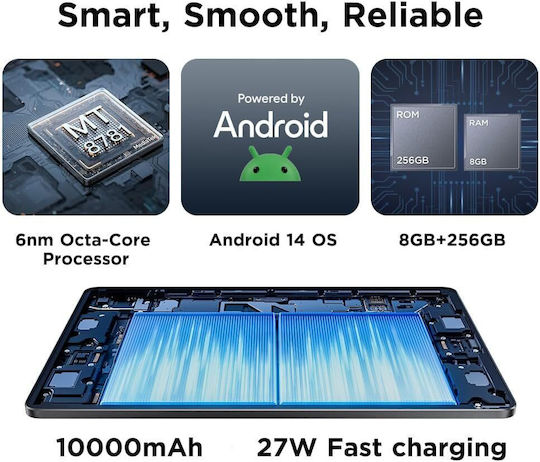 Ugee Trio Pad UT3 14.25" Tablet (8GB/256GB) Γκρι