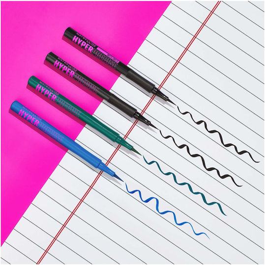 Maybelline Hyper Precise All Day Long Stay Pen Eye Liner Parrot Blue 9gr