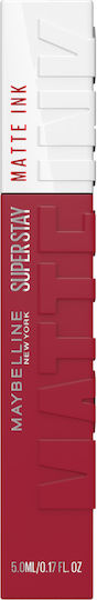 Maybelline Super Stay Matte Ink Υγρό Κραγιόν Matte 80 Ruler 5ml