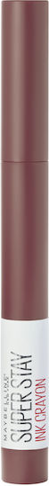 Maybelline Superstay Ink Crayon Long Lasting Pencil Lipstick Matte 20 Enjoy View 1.5gr